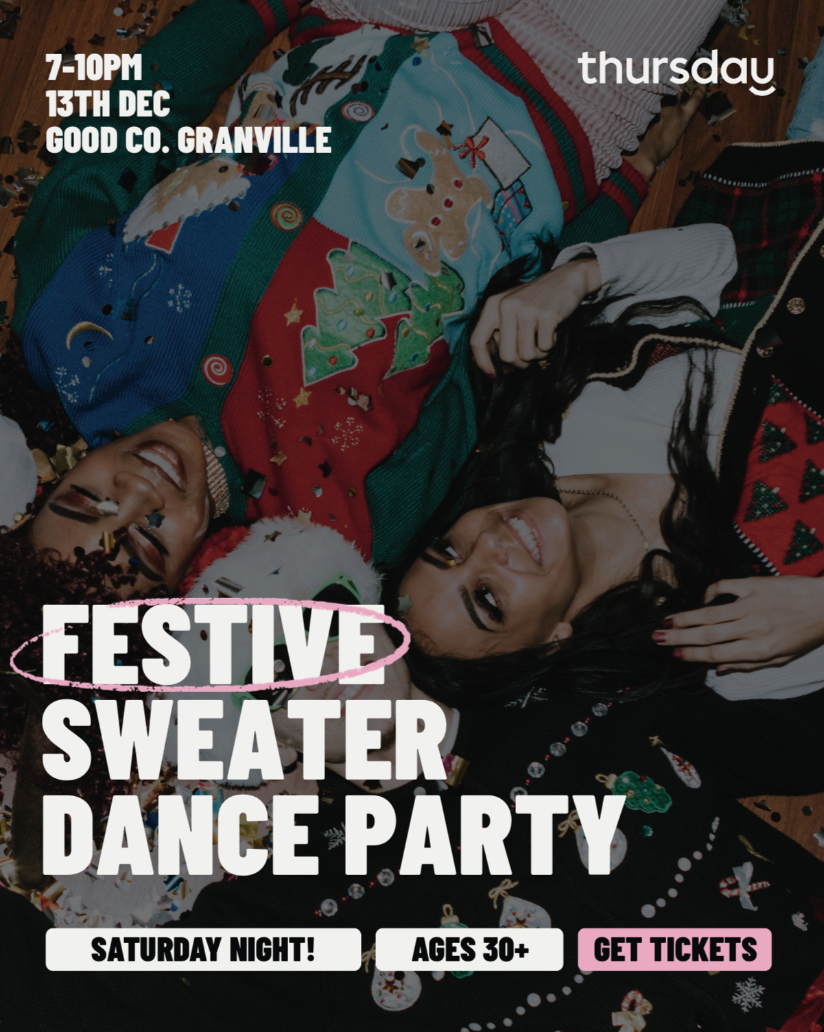 Thursday Singles Vancouver - Festive Sweater Dance Party (30+)