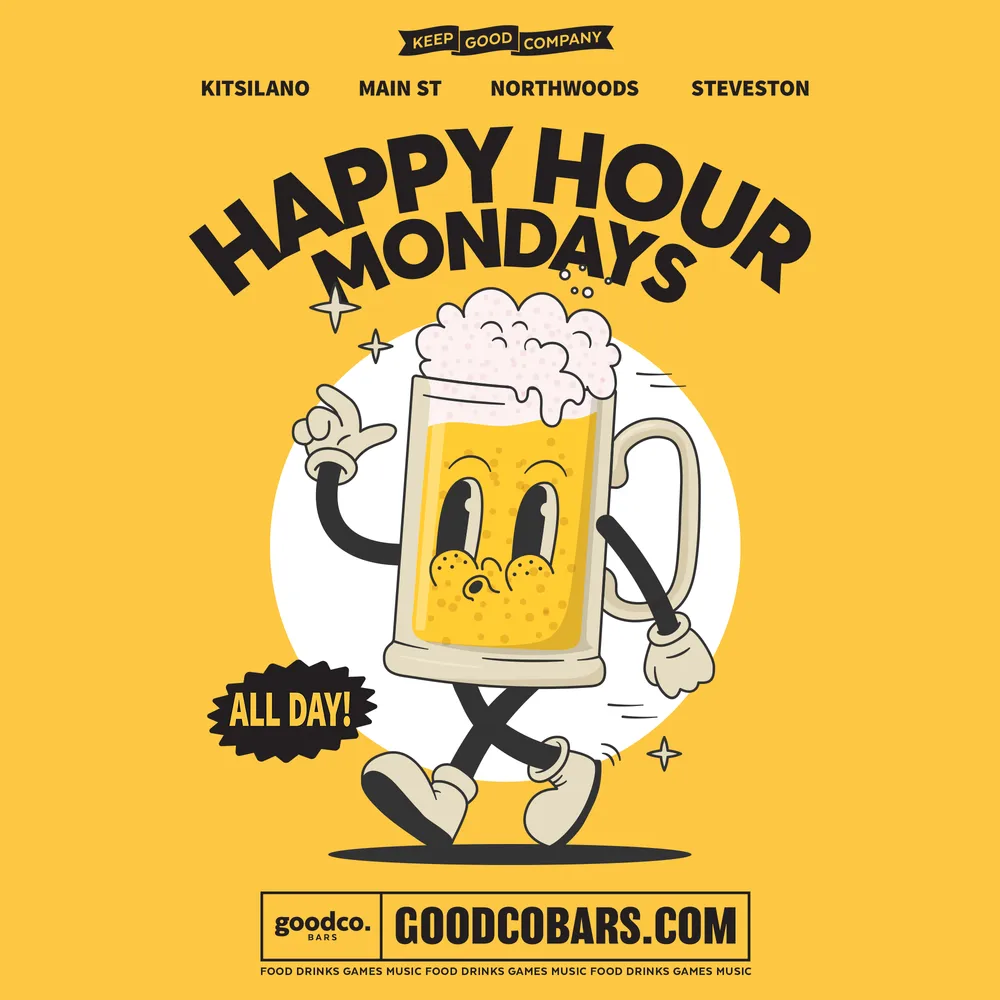 Happy Hour Mondays