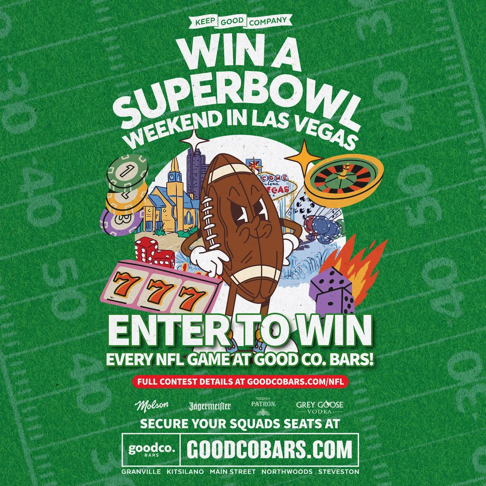 NFL Win A Superbowl Weekend In Vegas - Every NFL Game At Good Co. Bars!