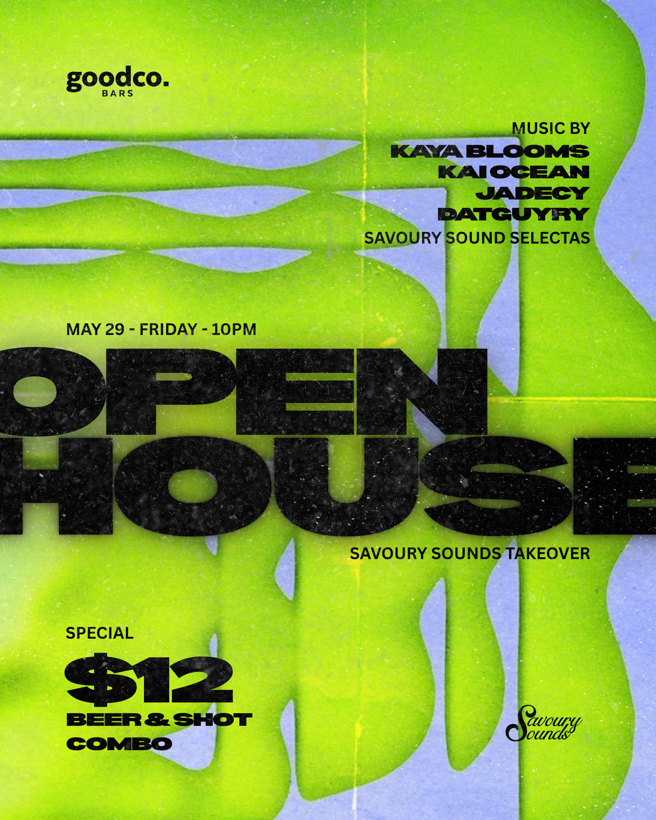 OPEN HOUSE: Savoury Sounds Takeover