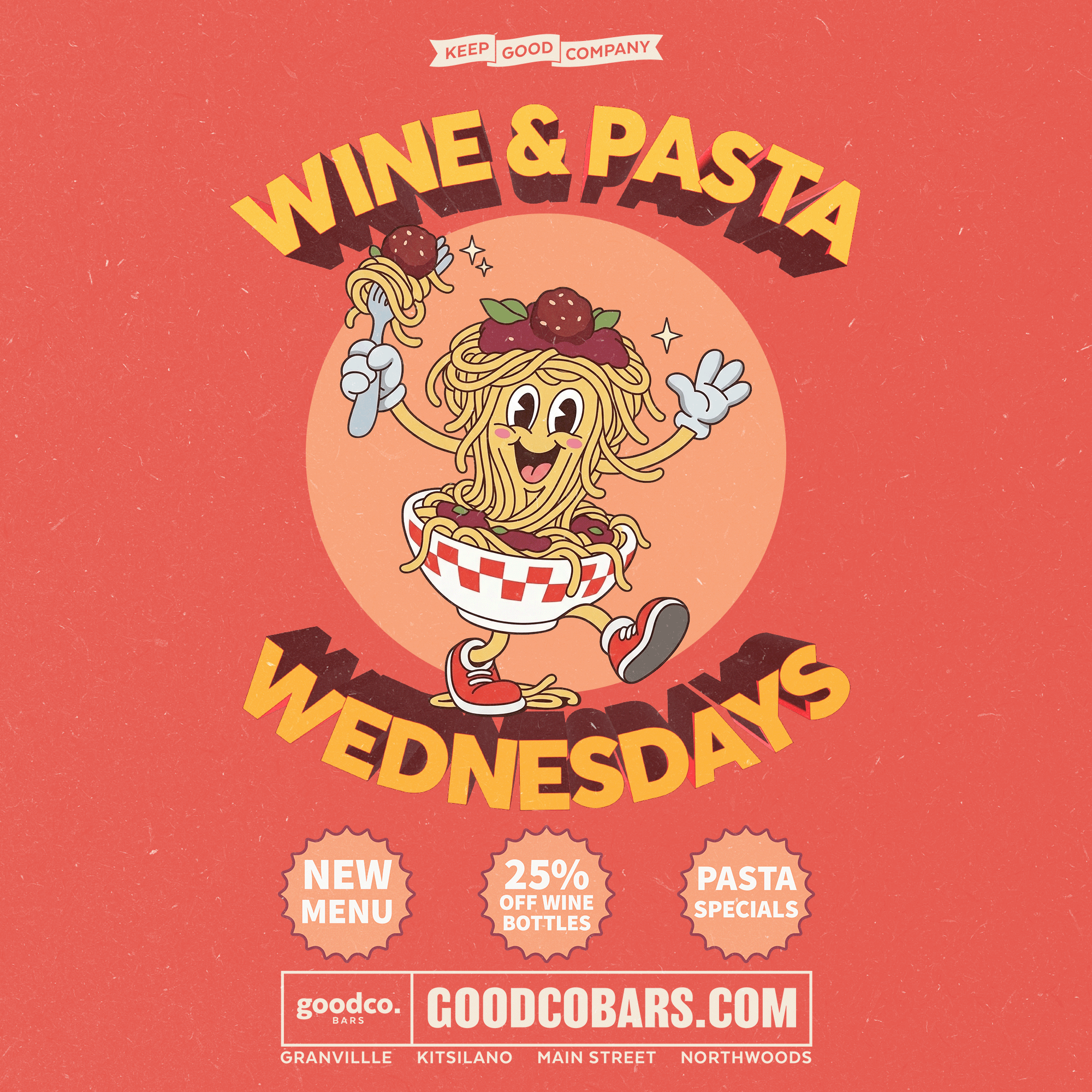 Wine & Pasta Wednesdays