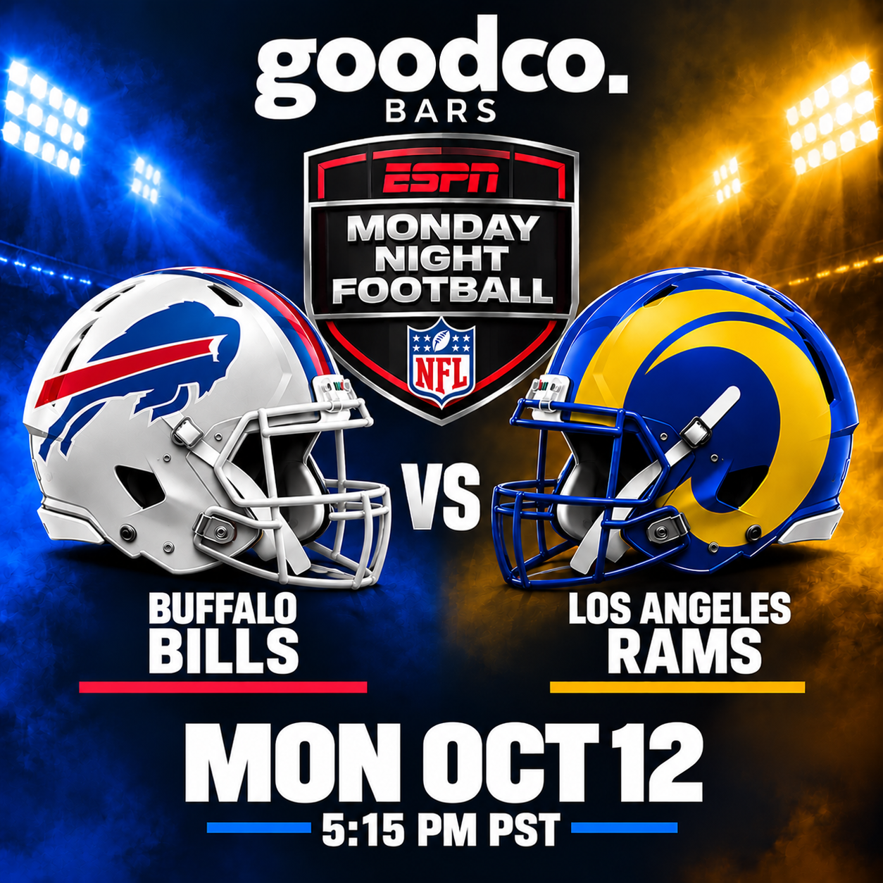 Monday Night Football- Bills vs Rams