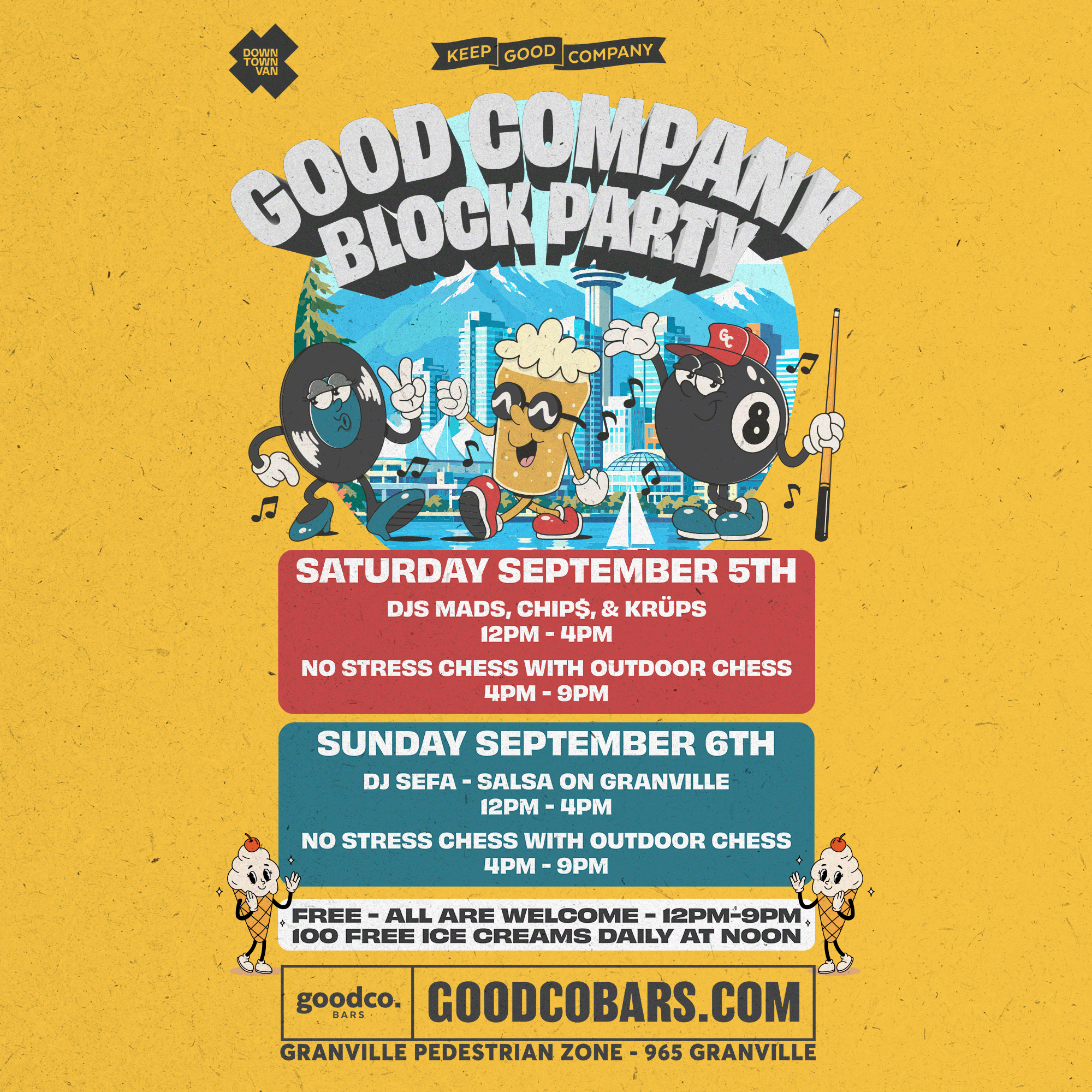 Good Company Block Party Long Weekend Party On Granville Street