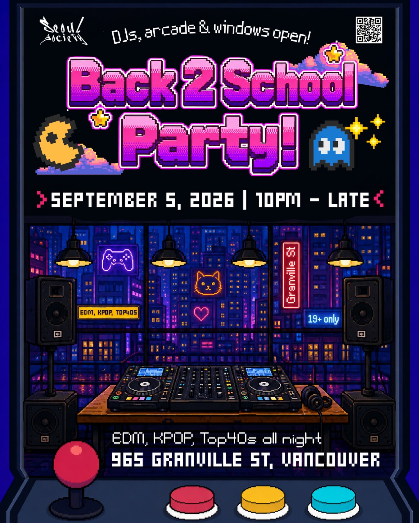 Back 2 School Party With Seoul Society