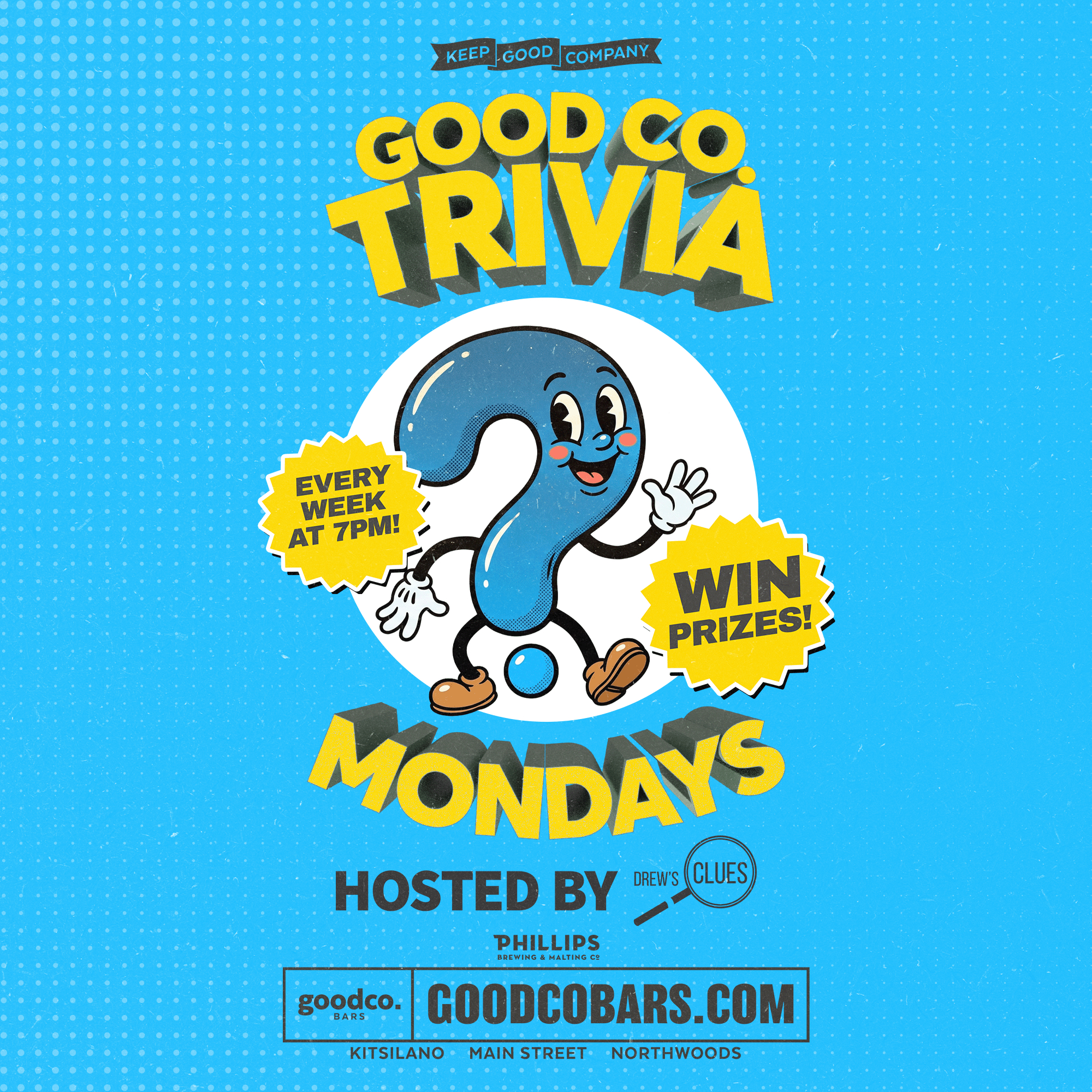 Trivia Mondays Hosted By Drew's Clues - New Season Kicks Off September 21st!