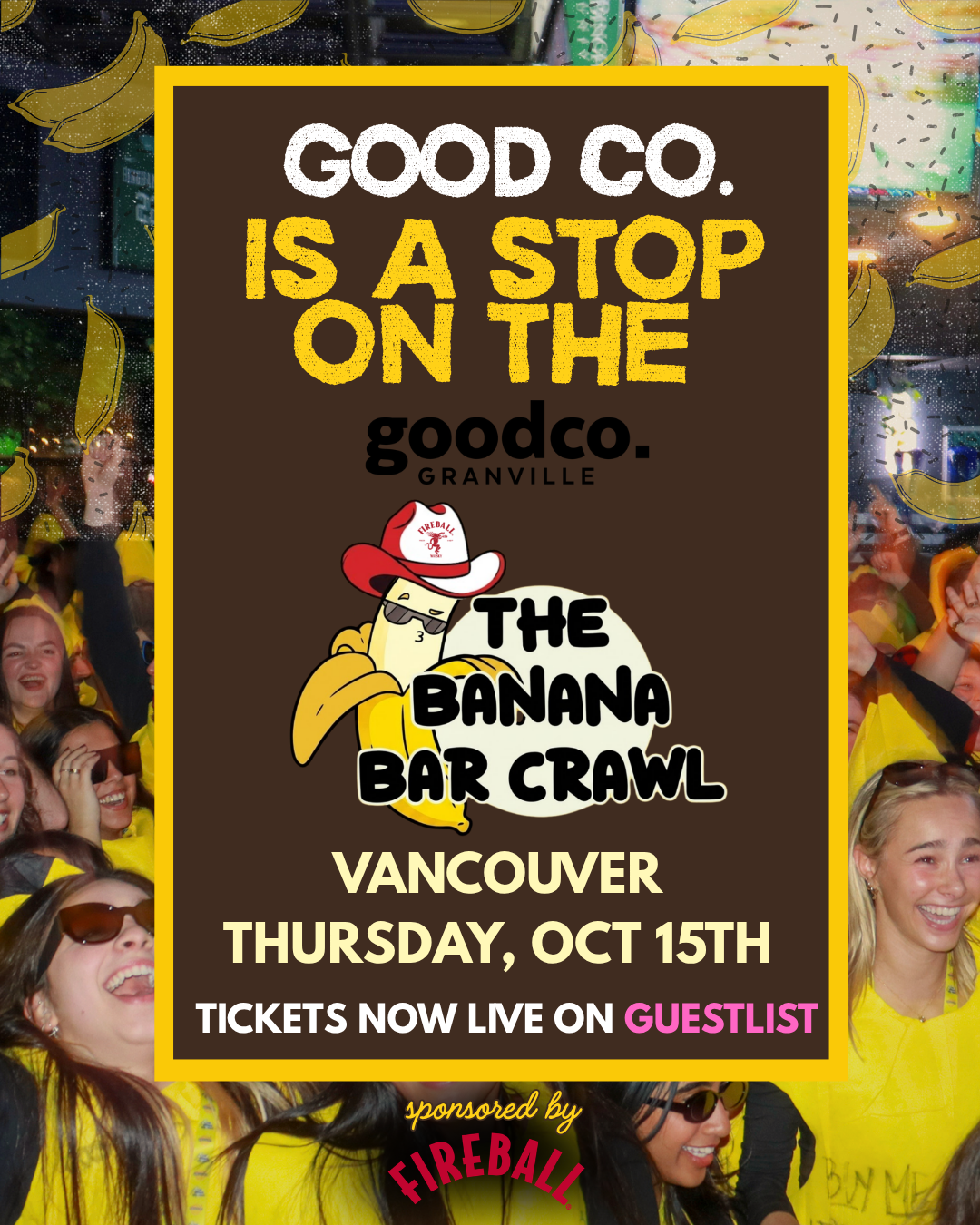 Banana Bar Crawl - Vancouver, BC