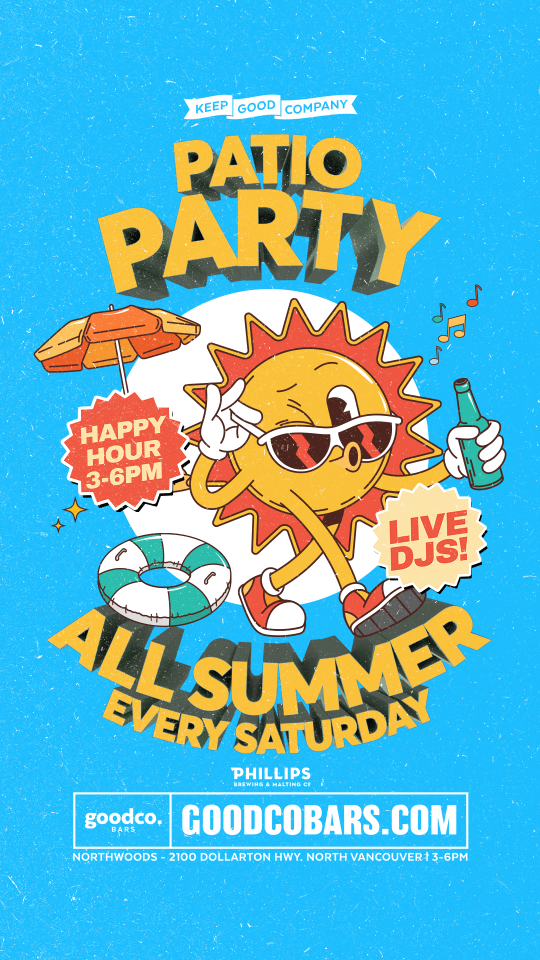 Patio Party Every Saturday at Good Co Northwoods