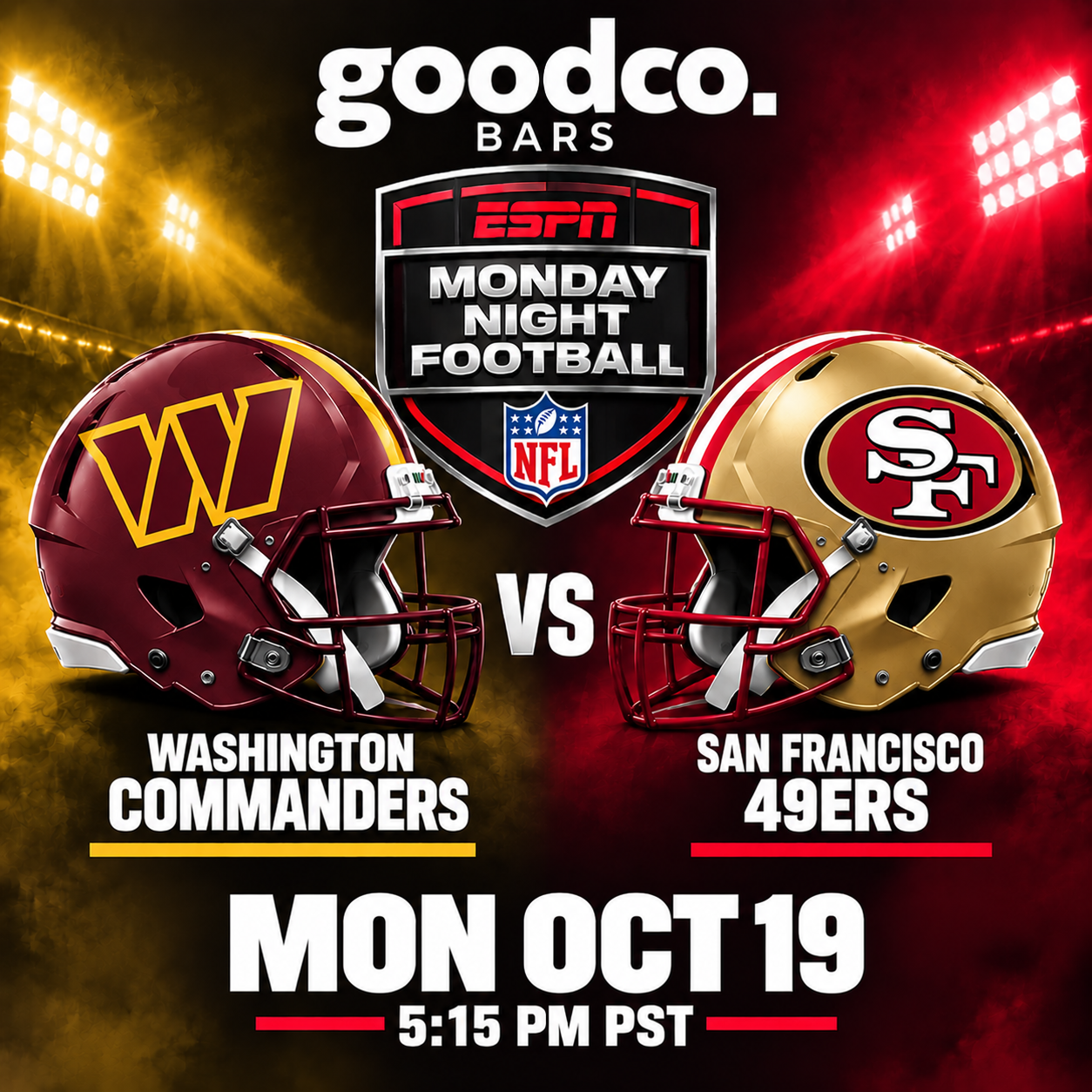 Monday Night Football - 49’ers vs Commanders