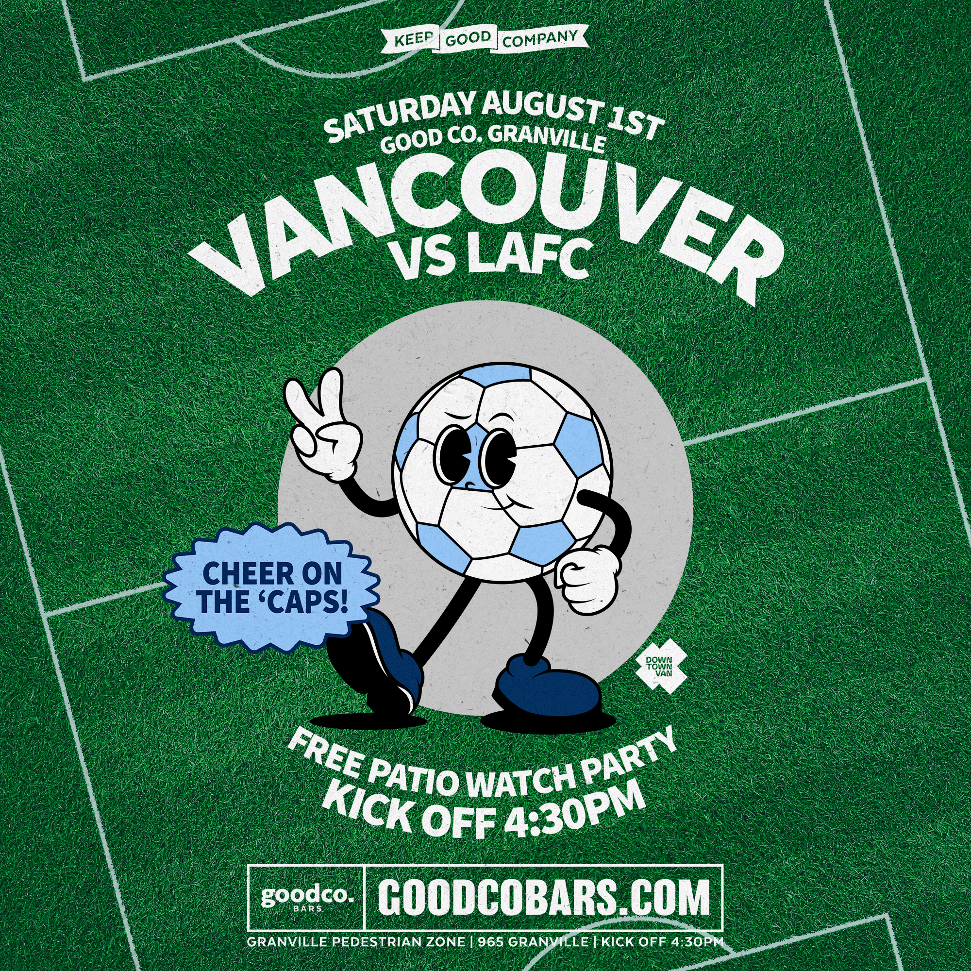 Vancouver Whitecaps vs LAFC Patio Watch Party Presented By DowntownVan